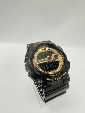 Casio G-Shock GD-100GB-1 Black Gold Series Digital Watch 3263 200M Working